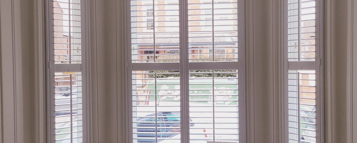 splay bay window shutters installed in a nottingham home in the west bridgford area.